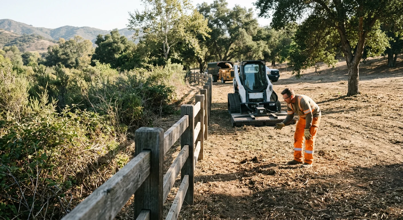 Fence Line Vegetation Removal