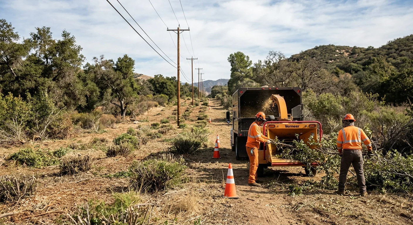 Utility Corridor Brush Clearing