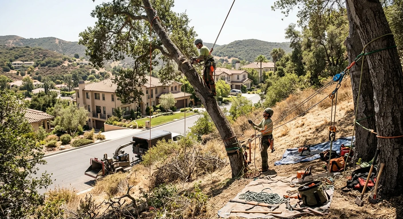 Hillside Hazardous Tree Removal