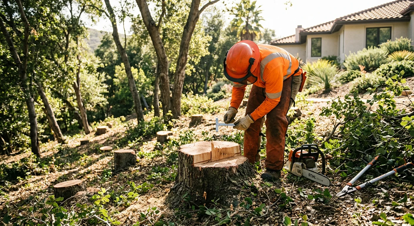 Selective Tree Thinning for Crowded Parcel