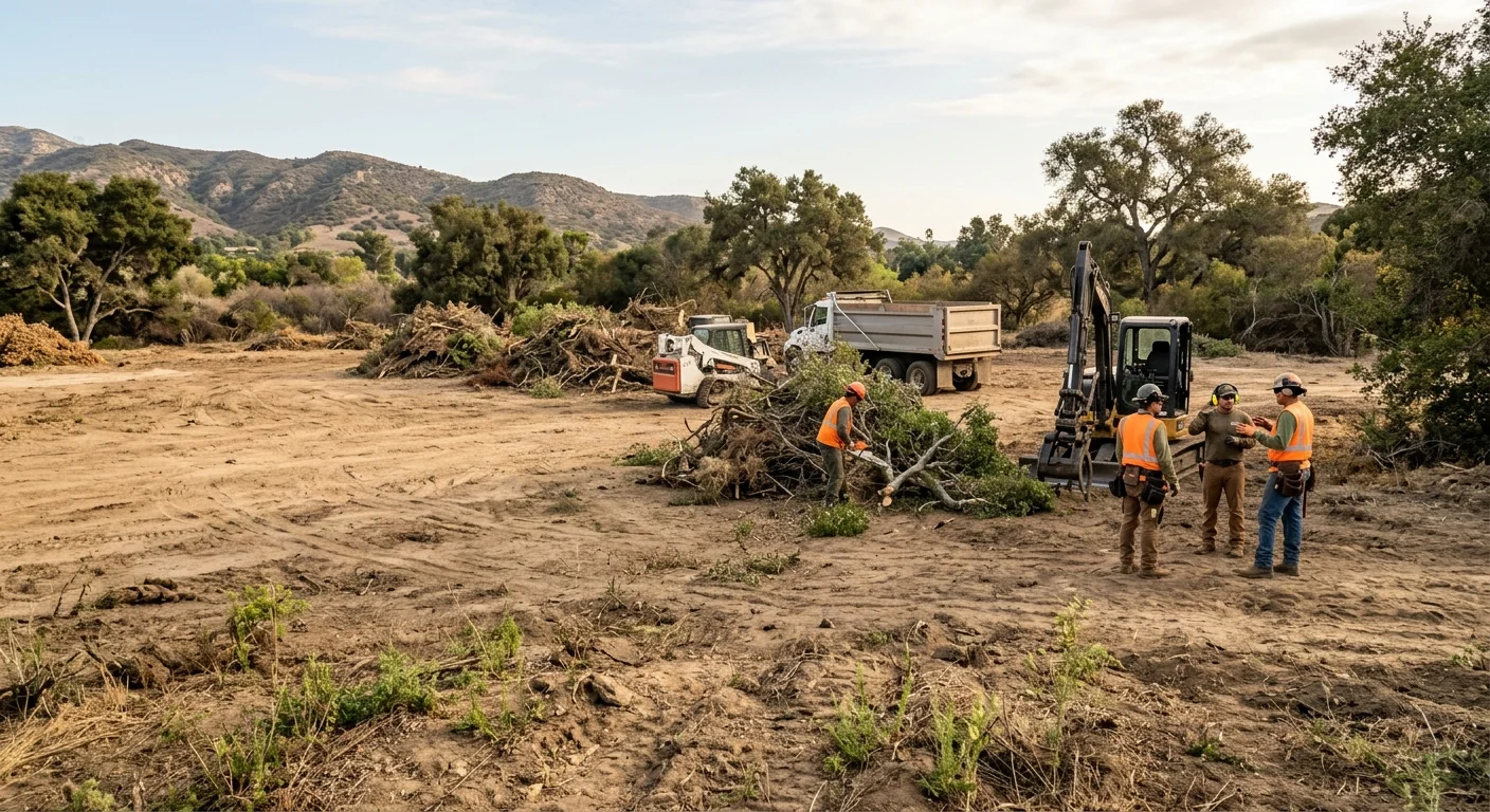 Scrub Clearing for Construction Readiness