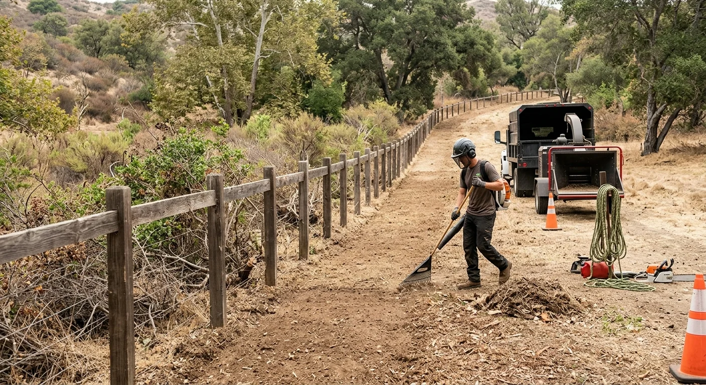 Boundary Brush Line Cleanup