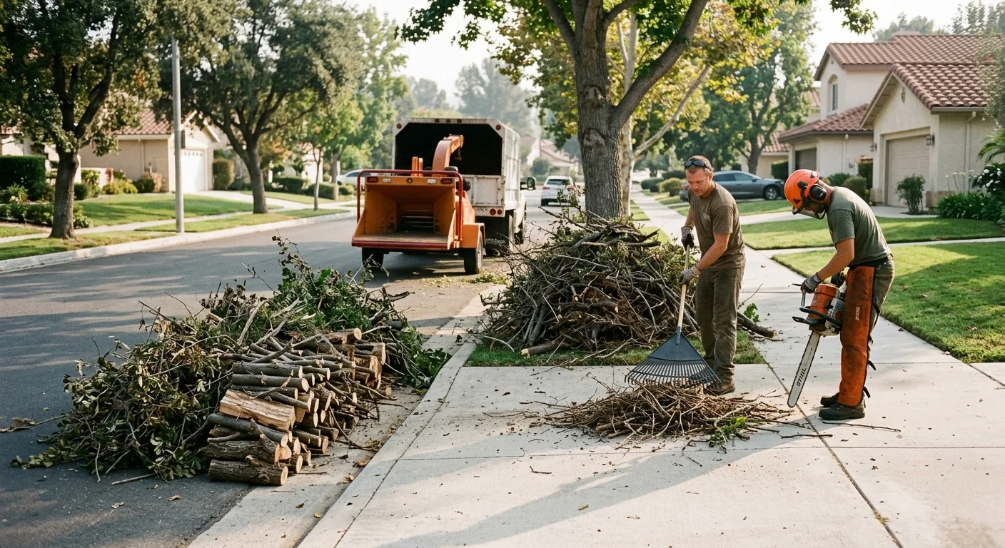 Driveway Debris and Brush Clearing
