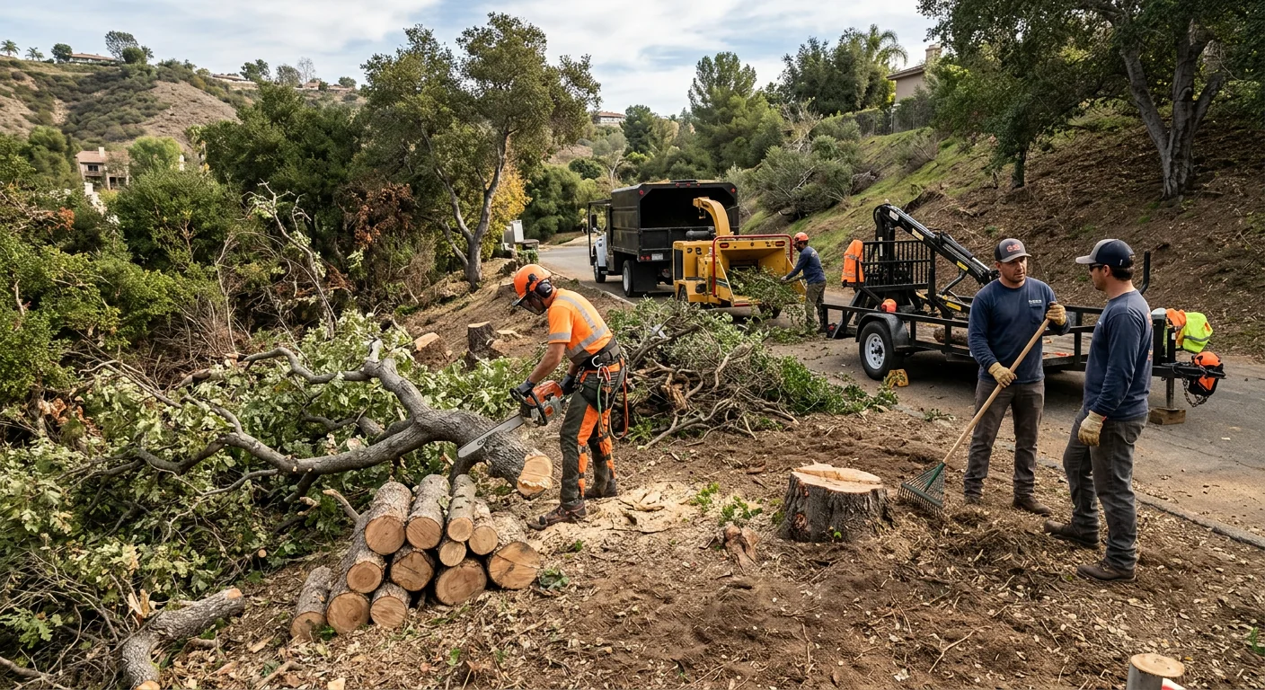 Hillside Property Brush Removal