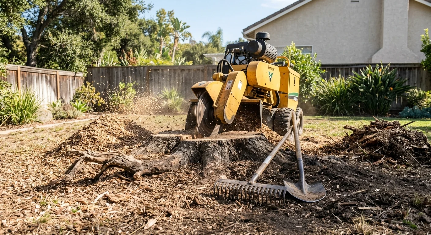 Post-Removal Stump and Root Cleanup