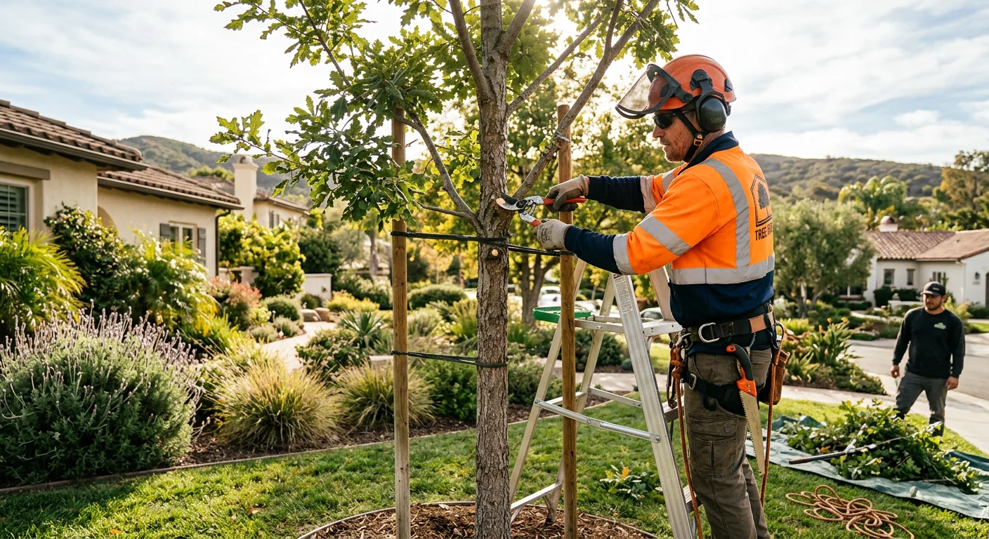 Structural Pruning for Young Landscape Trees