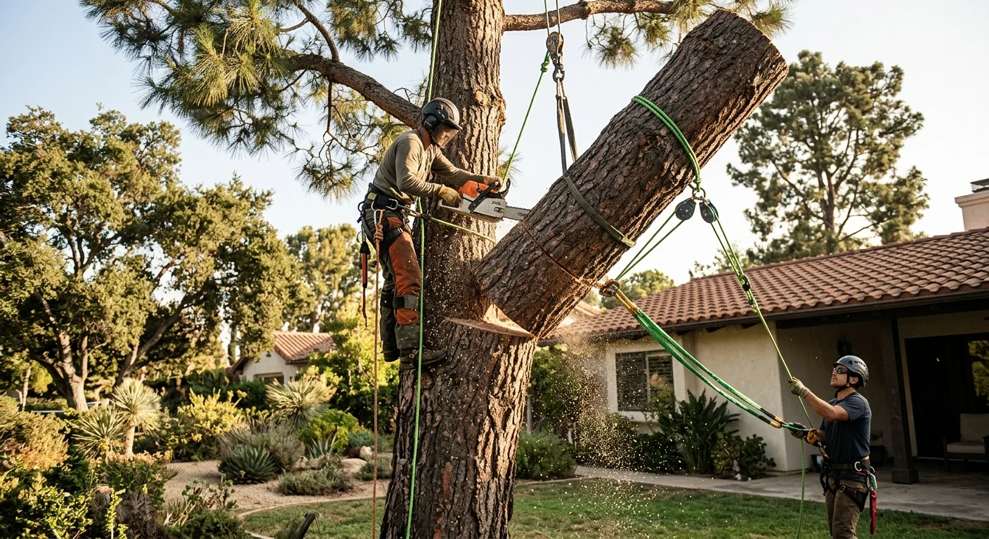 Decayed Pine Sectional Rigging Job
