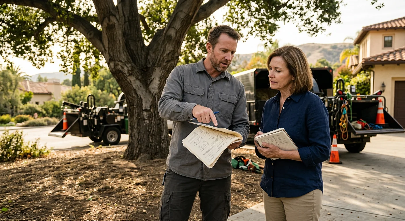 Written tree condition report reviewed with a homeowner in Westlake Village