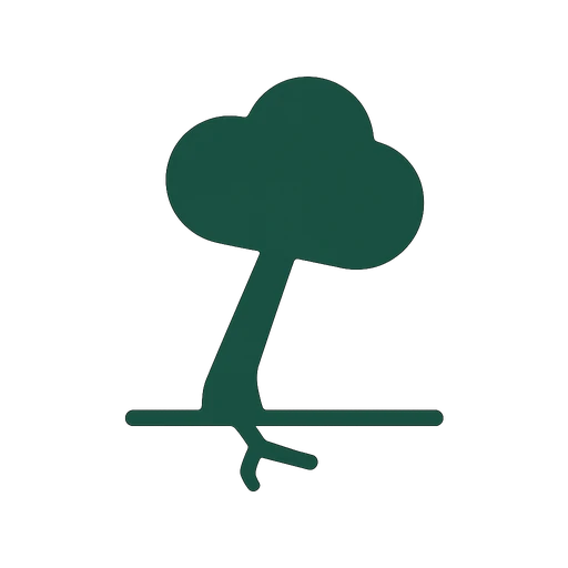 Leaning tree