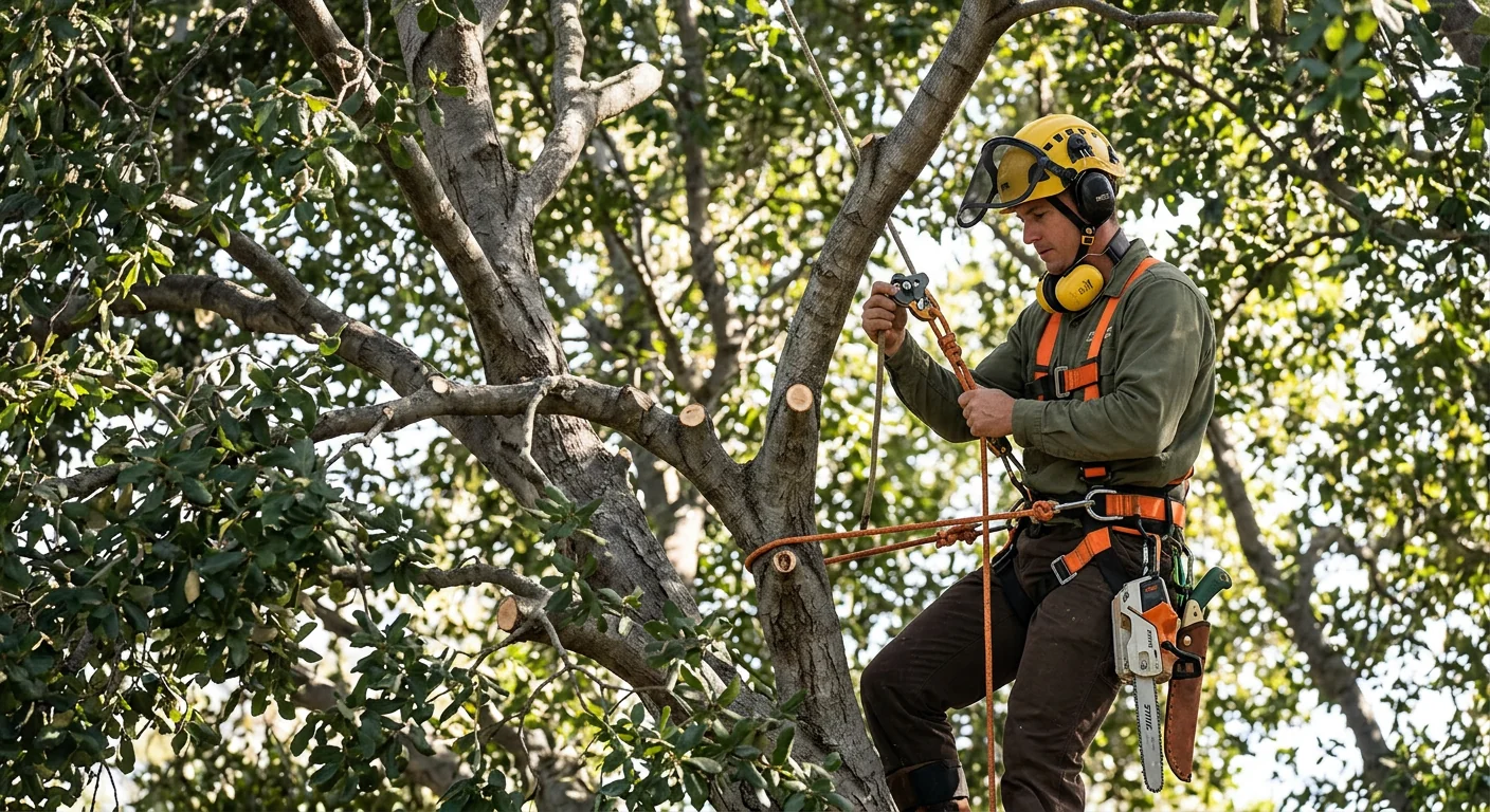 Canopy Thinning for a Dense Residential Backyard